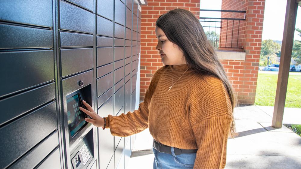 Amazon Hub Locker installed at Penn State Schuylkill Penn State